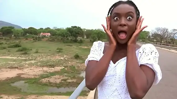 hot african girlfriend pov sloppy road head throat fuck at safari 1733441021